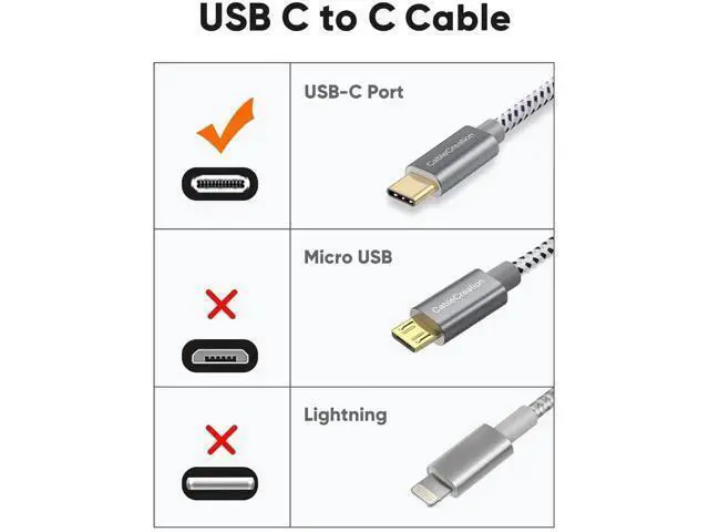 Alt view image 6 of 7 - 1FT 100W USB3.1 Gen2 USB-C to USB-C Cable | 10Gbps Data, 4K Video Output Fast Charging Cord for iPhone15/16, MacBook, SSD & Galaxy S24/S23