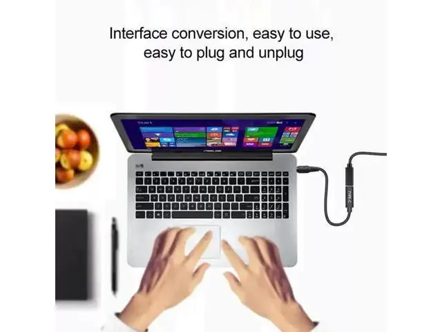 Alt view image 4 of 6 - Type-C PD to 7.9×5.5mm DC Barrel Power Charging Cable, USB-C Input to DC Male Plug Conversion Cord