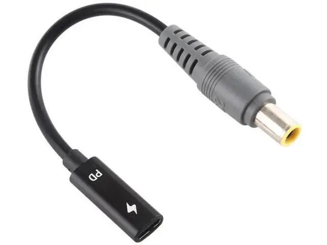 Alt view image 6 of 6 - Type-C PD to 7.9×5.5mm DC Barrel Power Charging Cable, USB-C Input to DC Male Plug Conversion Cord