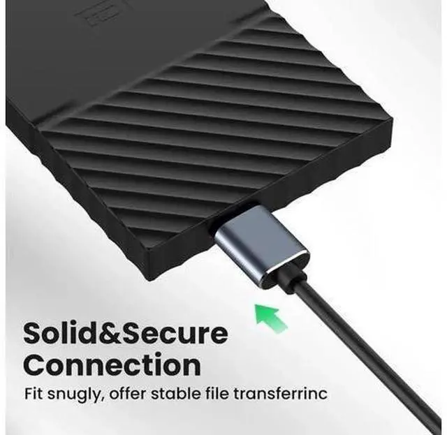 Alt view image 3 of 7 - 3.3FT USB C to Micro B Cable, Data Sync & Charging Cord for External Hard Drives, Galaxy S5