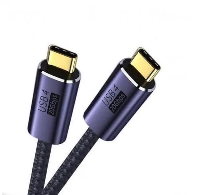 Main image of 100CM USB4 Gen2 Type-C Male to Male Cable | 20Gbps Data & 100W(20V/5A) PD Fast Charging Cord for Laptop, Tablet & Smartphone