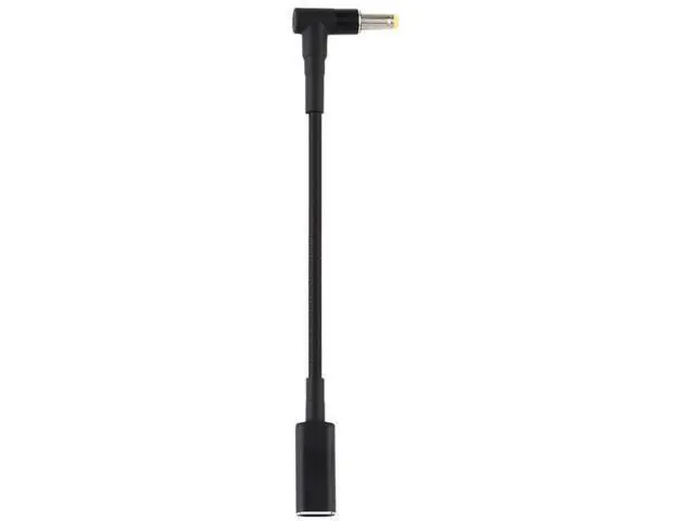 Alt view image 2 of 5 - Right Angle DC 4.8×1.7mm to USB-C PD 100W Nylon Braided Power Cable | 18.5V~20V Fixed Voltage Trigger Cord
