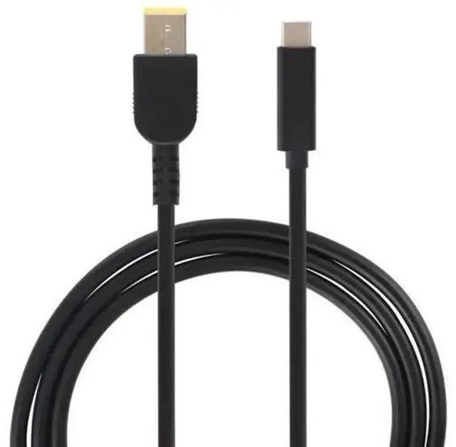 Alt view image 2 of 4 - 1.5m White USB-C to Big Square Tip PD Laptop Charging Cable for Lenovo ThinkPad / ThinkBook / Xiaoxin Notebooks