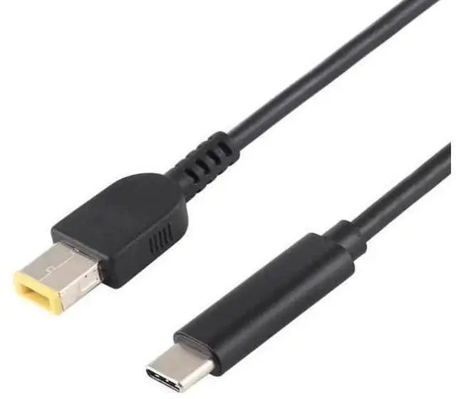 Alt view image 4 of 4 - 1.5m White USB-C to Big Square Tip PD Laptop Charging Cable for Lenovo ThinkPad / ThinkBook / Xiaoxin Notebooks