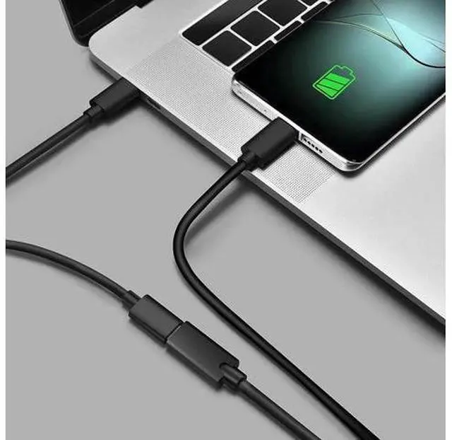 Alt view image 6 of 7 - 2M/6.6FT USB-C 3.1 Gen 2 Extension Cable, 100W PD Fast Charging 20Gbps Data Transfer 4K Video USB Type C Male to Female Cord Compatible with MacBook Pro/Air, Samsung Devices, Nintendo Switch