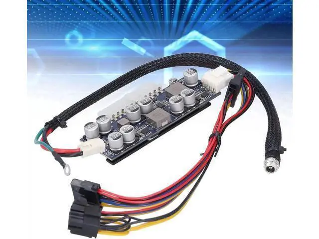Alt view image 4 of 6 - LDA300WL Power Supply Adapter Board, Straight Plug 12V 300W Desktop Converter for Small ATX Mainboard, Overload & Short Circuit Protection