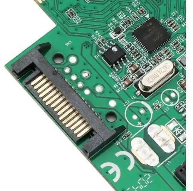 Alt view image 2 of 4 - 6-Port PCIe USB 2.0 Expansion Card, PCI Express X1 Adapter with 9Pin Internal USB Header & 15Pin SATA Power Supply for Desktop PC