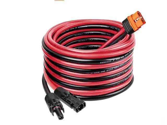 Alt view image 6 of 6 - AJMRTC MC4 to XT60i Cable, 12AWG 1.5M(4.92FT) Solar Panel Adapter Wire, MC4 Male Female to XT60i-F Female Connector Extension Cord for Portable Power Station, Solar Generator, Off-Grid Solar System
