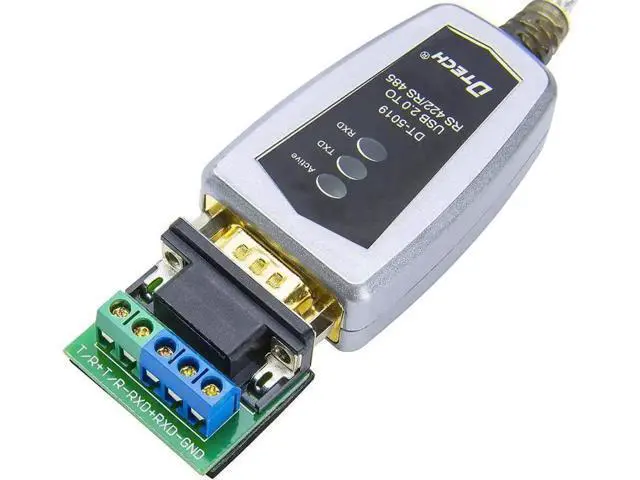 Alt view image 4 of 7 - DTECH USB to RS422 RS485 Serial Adapter Cable FTDI Chip Multi OS Support Windows Mac 16.4FT Long Cable