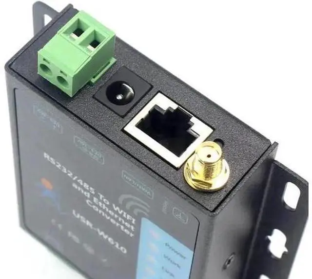 Alt view image 2 of 7 - USR-W610 Serial to WiFi Ethernet Converter RS232 RS485 Wireless TCP/IP Serial Device Server