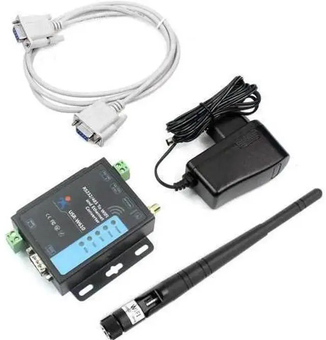 Alt view image 5 of 7 - USR-W610 Serial to WiFi Ethernet Converter RS232 RS485 Wireless TCP/IP Serial Device Server