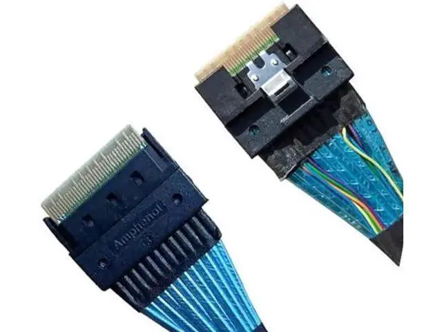 Alt view image 6 of 6 - 75cm 74Pin to Dual 68Pin Conversion Cable with Power Supply, 8X to Dual Port Adapter Cable
