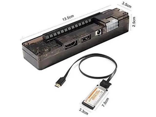 Alt view image 2 of 6 - Beast Series EXP GDC External PCIe eGPU Dock for Laptops, ExpressCard Cable Included, No Built-in Power Supply, Compatible with Mini PCI-E & M.2 A Key Laptops