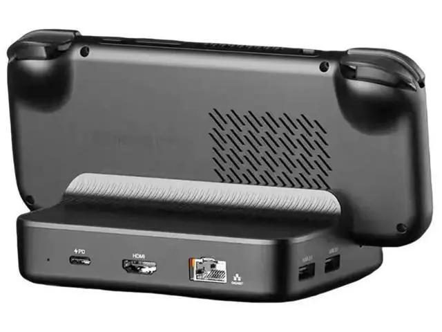 Alt view image 5 of 7 - 7In1 Docking Station for Retroid Pocket 5, USBC Dock with 4K@60Hz HDMI, Gigabit LAN, 3×USB3.0, 2×USB2.0, PD Charging, RP5/RP4 Pro/RP4 Gaming Console Dock Accessories