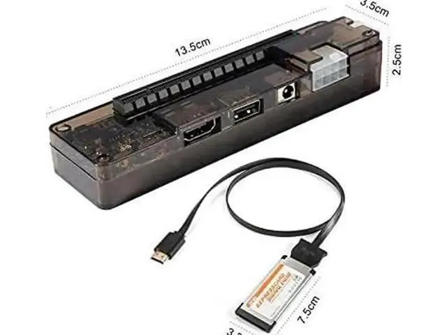 Alt view image 7 of 7 - EXP GDC Beast Series Expresscard External GPU Dock, Laptop PCIe Graphics Docking Station, Mini PCI-E & M.2 A Key Compatible, No Built-in Power