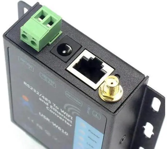 Alt view image 4 of 5 - USR-W610 RS232 RS485 Serial to WiFi & Ethernet Dual-Mode Serial Server Converter