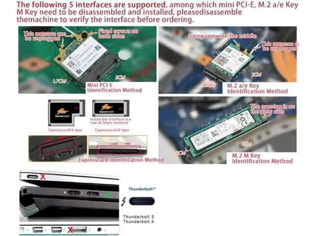 Alt view image 3 of 7 - EXP GDC Beast Series M.2 M Key External GPU Dock, Laptop PCIe External Graphics Docking Station, Mini PCI-E Compatible, No Built-in Power Supply