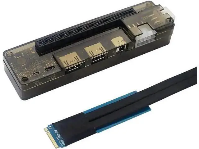 Alt view image 7 of 7 - EXP GDC Beast Series M.2 M Key External GPU Dock, Laptop PCIe External Graphics Docking Station, Mini PCI-E Compatible, No Built-in Power Supply
