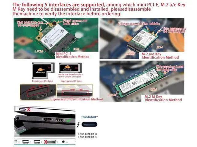 Alt view image 3 of 5 - Beast Series EXP GDC External PCIe eGPU Dock for Laptops, Mini PCI-E Interface External Graphics Station, No Built-in Power Supply