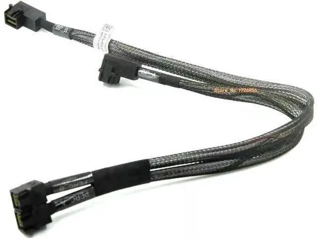 Main image of Dual Mini SAS HD SFF-8643 RAID Cable P9VFY / 0P9VFY Compatible with Dell PowerEdge T330 8-Bay LFF Server