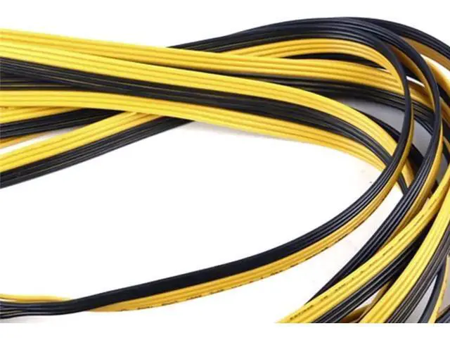 Alt view image 3 of 7 - 5PCS 100cm PCI-E 6Pin to 8Pin (6+2Pin) GPU Power Extension Cable, 18AWG Heavy-Duty PCIe Cable for BTC Mining Rig