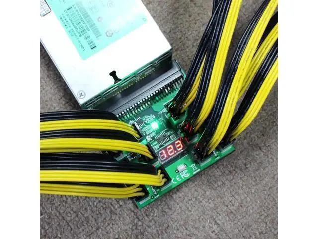 Alt view image 5 of 7 - 5PCS 100cm PCI-E 6Pin to 8Pin (6+2Pin) GPU Power Extension Cable, 18AWG Heavy-Duty PCIe Cable for BTC Mining Rig