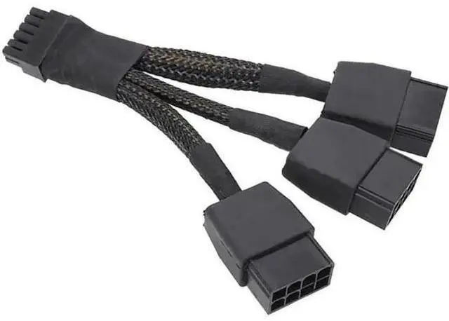 Main image of 12VHPWR 12Pin to 3×8Pin PCIe GPU Power Adapter Cable for RTX 3060Ti/3070/3080/3090