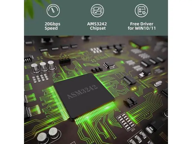 Alt view image 6 of 7 - PCI-E X4 USB 3.2 Gen2 Type-C Expansion Card 20Gbps USB-C Adapter For Desktop Motherboard