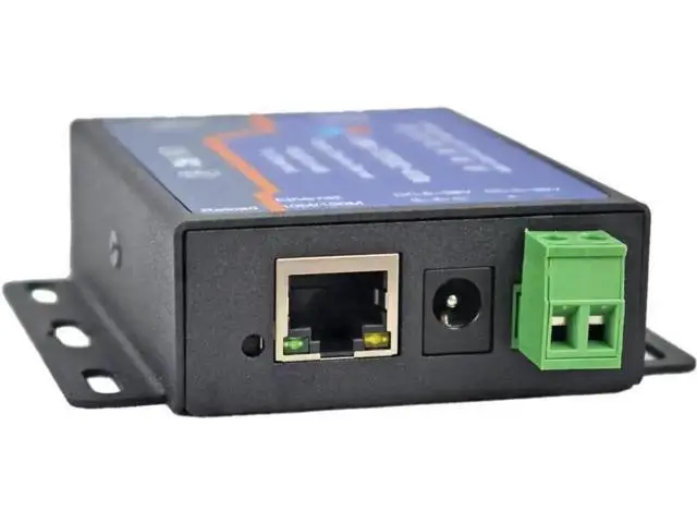Alt view image 6 of 6 - USR-TCP232-410s Serial to Ethernet Adapter, Dual RS232 & RS485 Industrial IP Device Server, 10/100Mbps LAN Converter with DHCP & DNS Support for PLC, Sensor & Industrial Automation