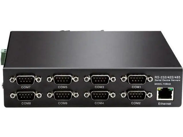 Alt view image 4 of 7 - 8 Ports RS232 RS485 RS422 to Ethernet TCP/IP Serial Device Server Modbus Gateway Converter