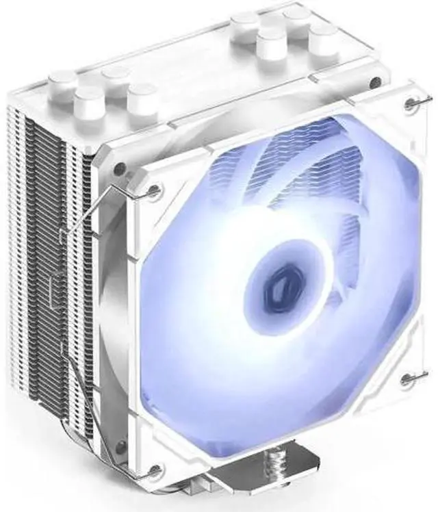 Main image of ID-COOLING SE-224-XTS White CPU Air Cooler, 4 Direct Contact Heat Pipes, 120mm PWM White LED Fan, 220W TDP CPU Cooler Compatible with Intel LGA1700/1200/115X & AMD AM4/AM5 Desktop Processor