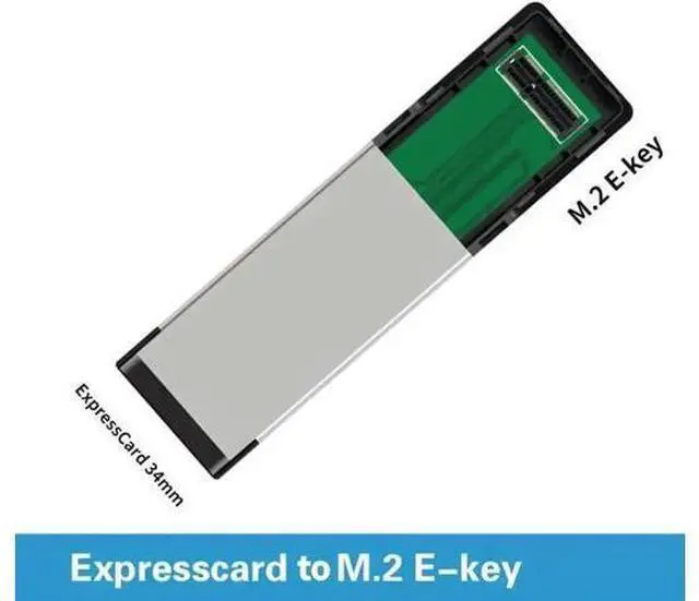 Alt view image 3 of 4 - 34mm ExpressCard to M.2 E-Key Adapter Card, Laptop Wireless Network Card Test Riser Card