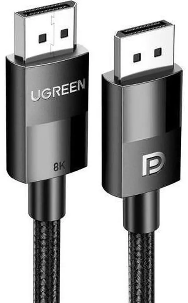 Main image of UGREEN VESA Certified DP 1.4 Cable 16FT, 32.4Gbps 8K DisplayPort Cord Supports 8K@60Hz, 4K@240Hz, HDR, FreeSync & G-Sync, Compatible with Gaming Monitor, Graphics Card, PC, HDTV