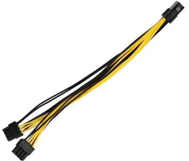 Alt view image 2 of 4 - 10 Pack 260mm PCIe 8Pin Female to 8Pin(6+2) Male GPU Power Extension Cables for Mining & Motherboard Use