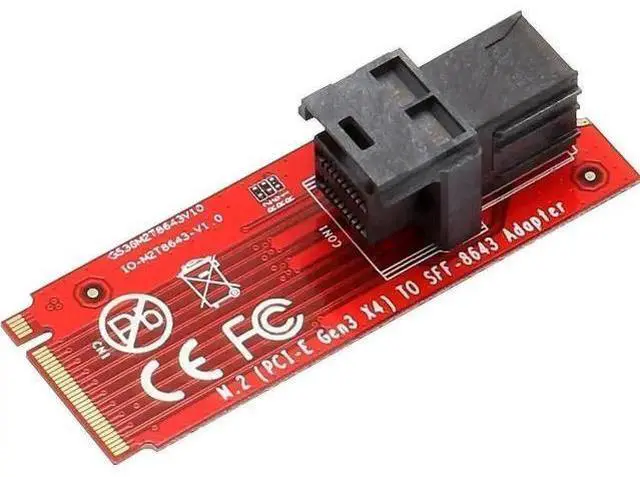 Main image of SI-ADA40121 M.2 M-Key to U.2 Complete Kit, SFF-8643 Mini SAS HD to SFF-8639 Cable, PCIe NVMe 2.5 U.2 SSD Conversion Set with Power Line for Desktop Workstation Storage Upgrade