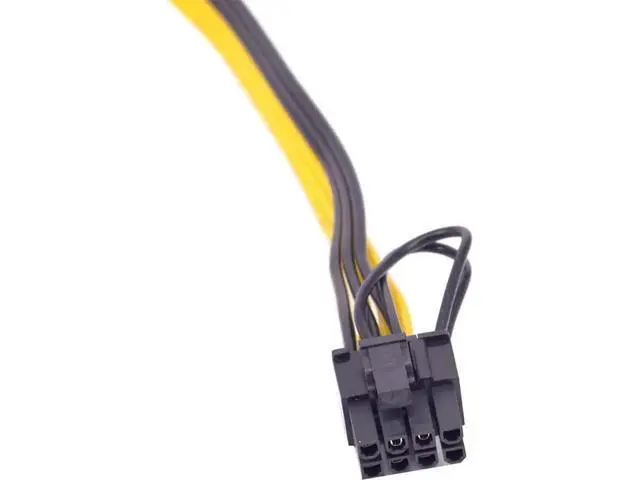 Alt view image 3 of 6 - 6 Pack 100cm PCIe 6Pin to 6+2 Pin GPU Power Cable, PCI Express 6/8 Pin Converter Cord for BTC Mining Rigs & Server Graphics Cards
