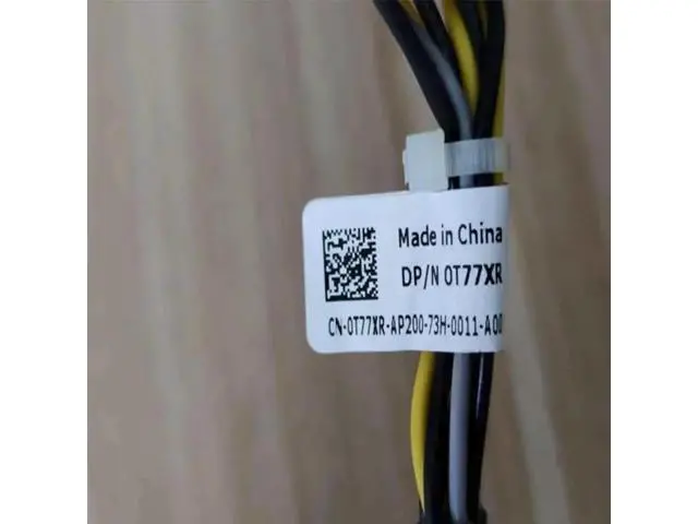 Alt view image 2 of 2 - 0T77XR / T77XR Backplane Power Cable, For Dell PowerEdge T620 T630 Server U.2 SSD Backplane PIB Power Cord