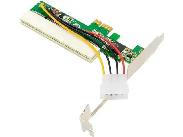 Alt view image 3 of 7 - PCIe X1 to 32-bit PCI Bridge Adapter Card with PLX Chipset, Supports PCIe X1/X4/X8/X16 Slots