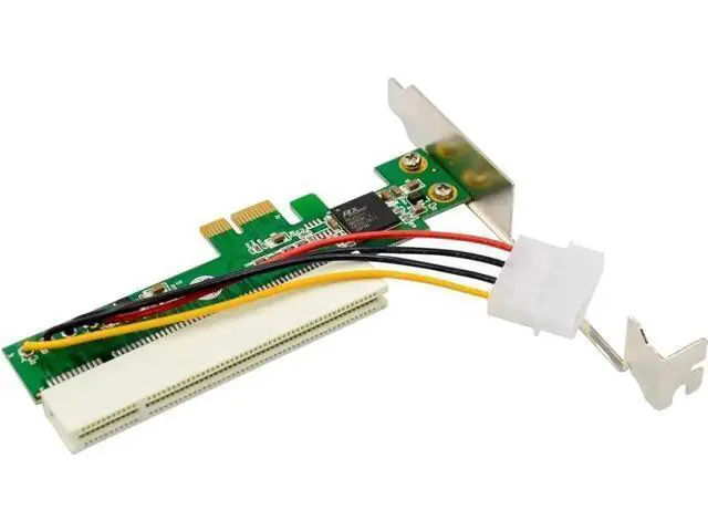 Alt view image 4 of 7 - PCIe X1 to 32-bit PCI Bridge Adapter Card with PLX Chipset, Supports PCIe X1/X4/X8/X16 Slots