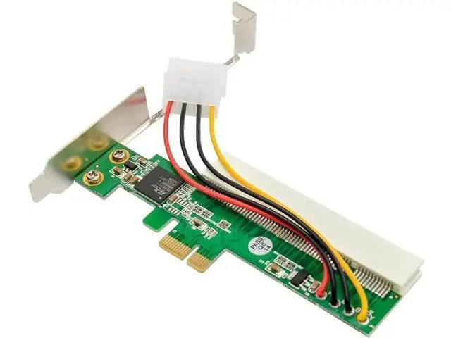 Alt view image 2 of 7 - PCIe X1 to 32-bit PCI Bridge Adapter Card with PLX Chipset, Supports PCIe X1/X4/X8/X16 Slots