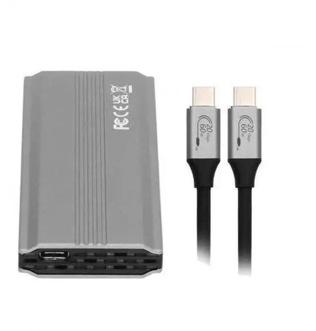 Main image of RTL9220 Chip Type-C USB3.2 Gen2x2 USB4 20Gbps M.2 SSD Enclosure, M-Key NGFF NVMe & SATA Dual Protocol PCBA Adapter Fits 2242/2260/2280mm SSD