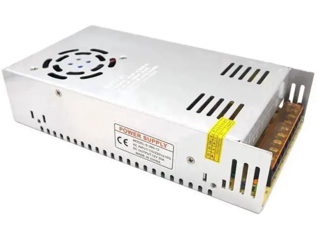 Alt view image 5 of 5 - 12V 30A 360W Universal Regulated Switching Power Supply, AC-DC Constant Voltage Transformer Driver for LED Strips, CCTV Cameras, Radio, Mini PC & Electronic DIY Projects