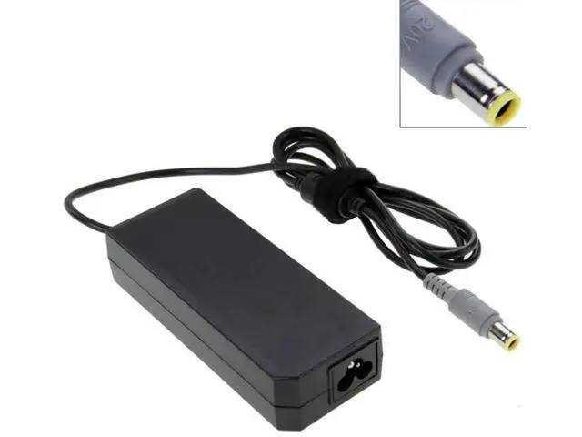 Alt view image 3 of 6 - 20V 4.5A 90W AC Power Charger Adapter for IBM Laptops, DC Tip 7.9x5.5mm, Black