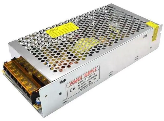 Alt view image 5 of 5 - AC 110/220V to DC 12V 10A 120W Switching Power Supply Transformer Driver for LED Strips & CCTV Cameras