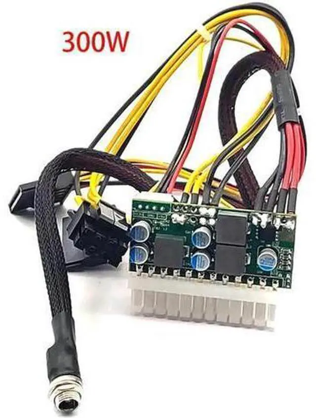 Main image of DC-ATX-300W Inline Pico PSU Module, 12V DC Input 300W High Power DC-ATX Power Converter Board, Fanless Silent Mini ITX PC Power Supply Accessory