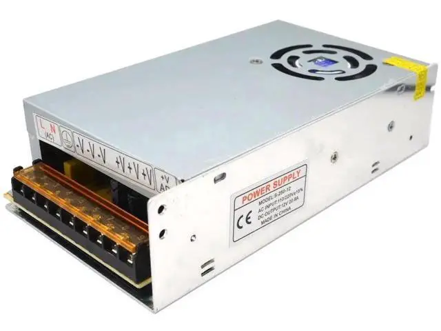 Alt view image 3 of 4 - 12V 20A Universal Regulated Switching Power Supply Driver, 240W AC to DC Transformer for LED Strip Lights, CCTV Cameras, Radio, PC & DIY Electronic Projects | Limited Time Offer Ends 09/28 Sold by YuX
