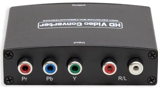 Main image of Component YPbPr RCA Audio to HDMI 1.3 Converter, Analog RGB Component Video + Stereo RCA Audio to Digital HDMI Output Adapter