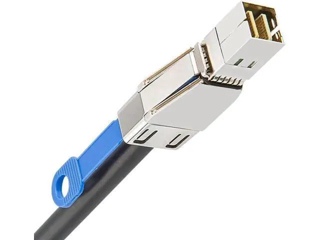 Alt view image 2 of 3 - SFF-8644 to SFF-8087 Mini SAS HD Adapter Cable 3M(10ft), 36Pin External to Internal SAS Cable, 12Gbps SAS 3.0 Storage Wire for Server RAID Controller & Hard Disk Backplane