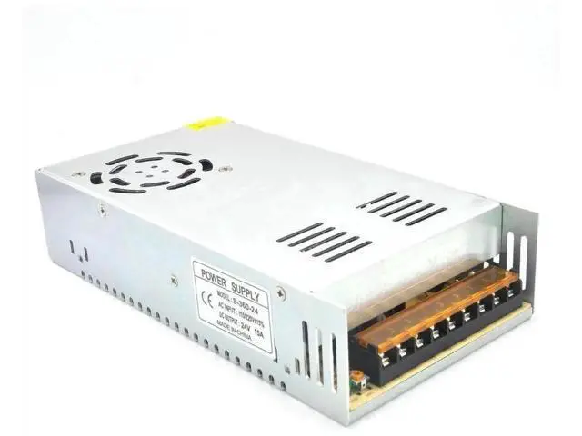 Alt view image 2 of 7 - 360W DC24V 15A Switching Power Supply, AC110/220V Input Regulated Transformer for LED CCTV PC Project