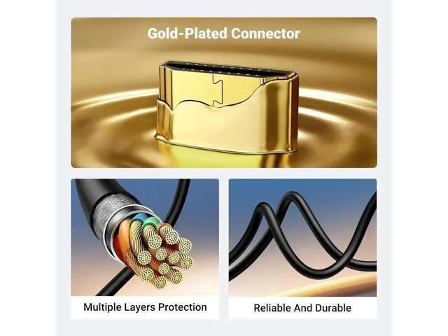 Alt view image 3 of 7 - 6FT UGREEN Micro HDMI Male to HDMI Female Cable Adapter, 4K@60Hz HDMI 2.0 Cord with ARC Ethernet for GoPro Raspberry Pi 5 Retroid Pocket Yoga Camera Capture Card